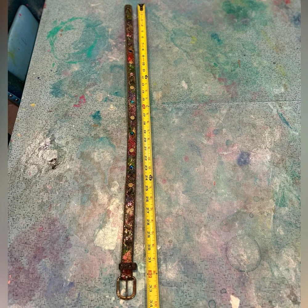 80s Glitter Jeweled Belt